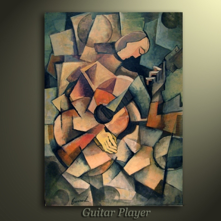 picasso guitar painting. Cubist movement in painting